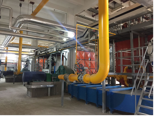 上海青浦工業(yè)園區(qū)能源供應中心熱力工程三臺50TH應急鍋爐